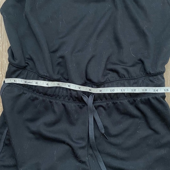 Adidas AAA Performance Scoop Neck Tank Romper Jumpsuit Black Size Medium - Picture 15 of 16